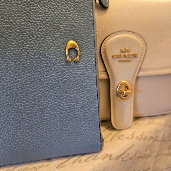 Coach NWT Bluebell Small Wristlet - Picture 8 of 8